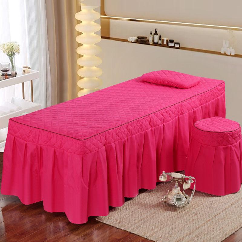 Beauty with Holes Bed Cover Single Piece Beauty Salon Therapy Massage Special Bedclothes Thickened All-season Use Bedspread