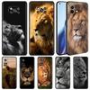 Чехол для телефона Xiaomi Mi Poco X3 NFC 10T Pro 11T 11 Lite Note 10 M3 9T F3 CC9, черный мягкий чехол A2 F1 в виде ракушки, большая кошка, животное, лев
