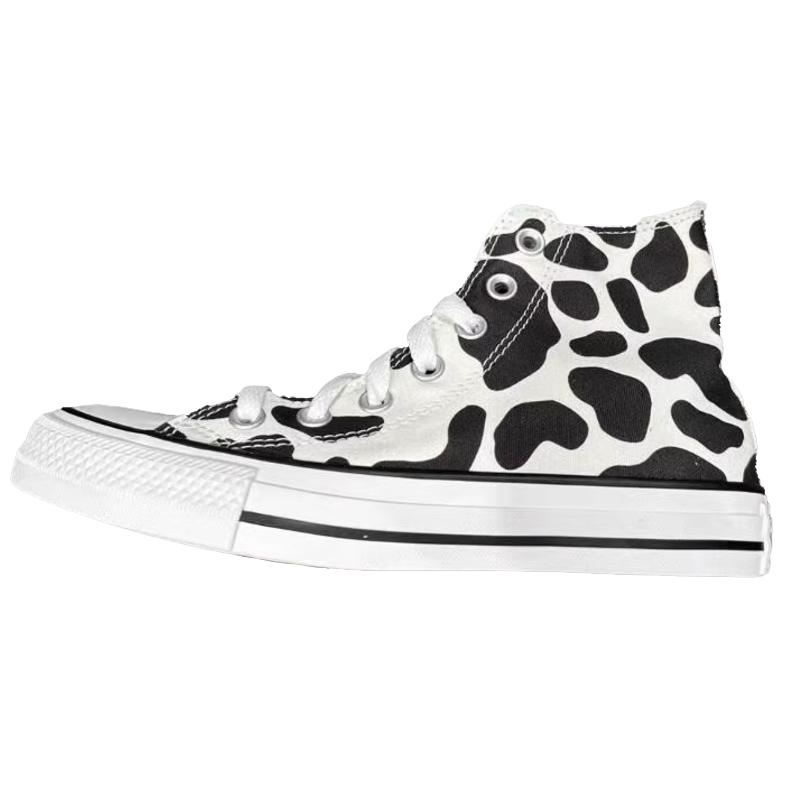 Converse Удобные универсальные парусиновые кеды All Star с высоким верхом, унисекс, белые, черные A07874C