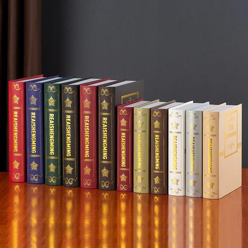 12 шт./комплект Винтажная модель фальшивой книги Украшение Имитация книжной декорации Реквизит для фотосъемки Книги Украшение для домашнего кабинета