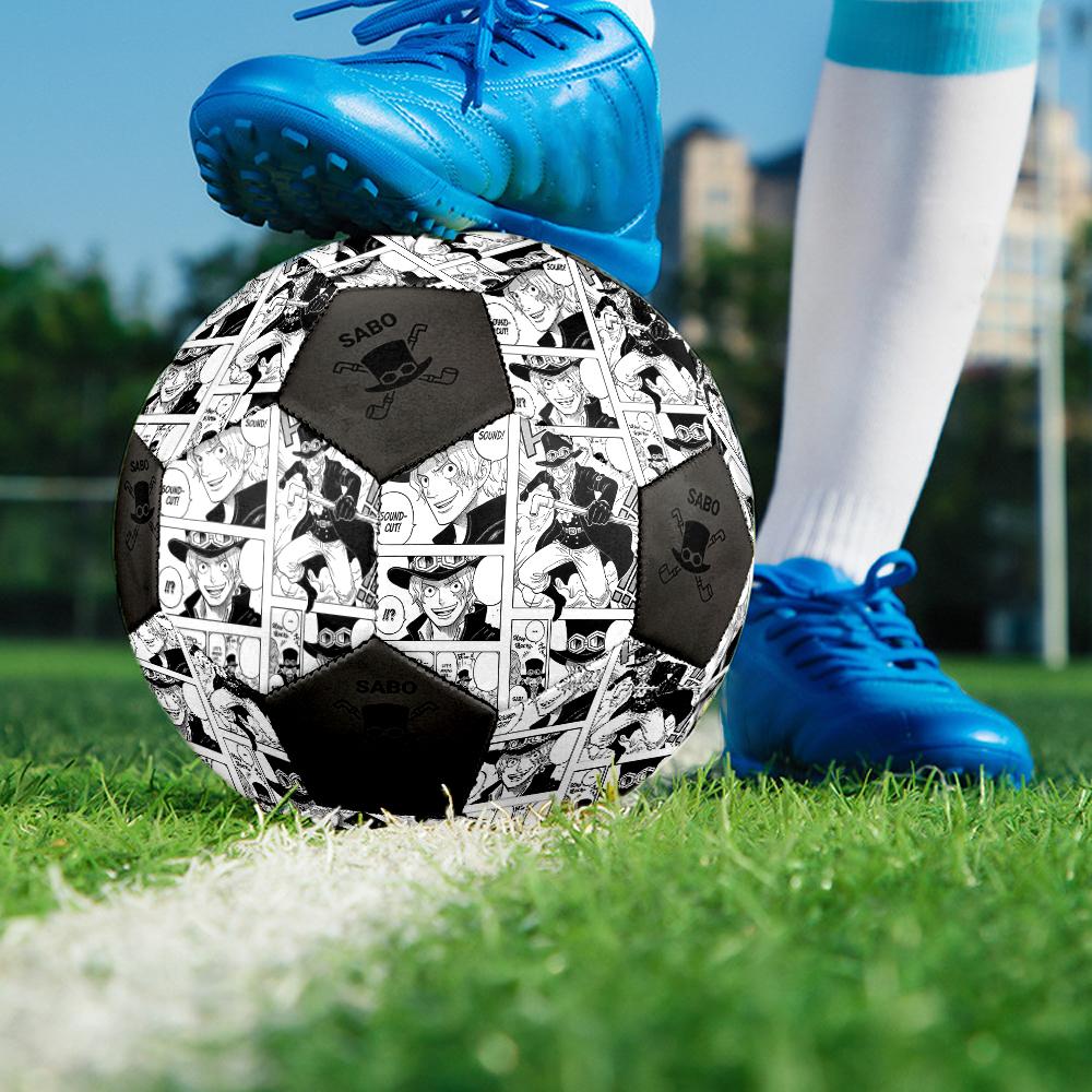 1pc One Piece Football Soccer Ball Size 5 Indoor Soccer Ball Fashion Colorful Backyard Game -Great For Sports Fans Gift HE25