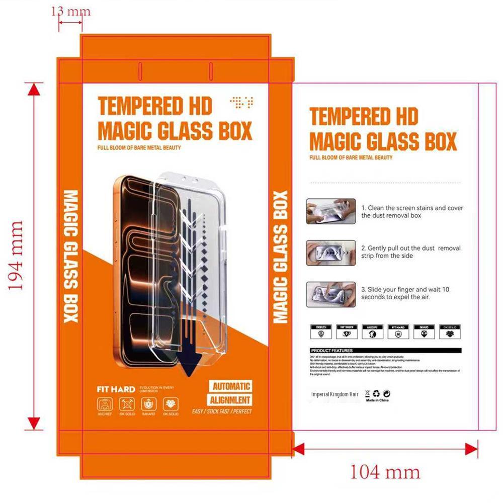 Закаленное стекло для экрана Apple 17 Pro Max - Дизайн с камерой без пыли
