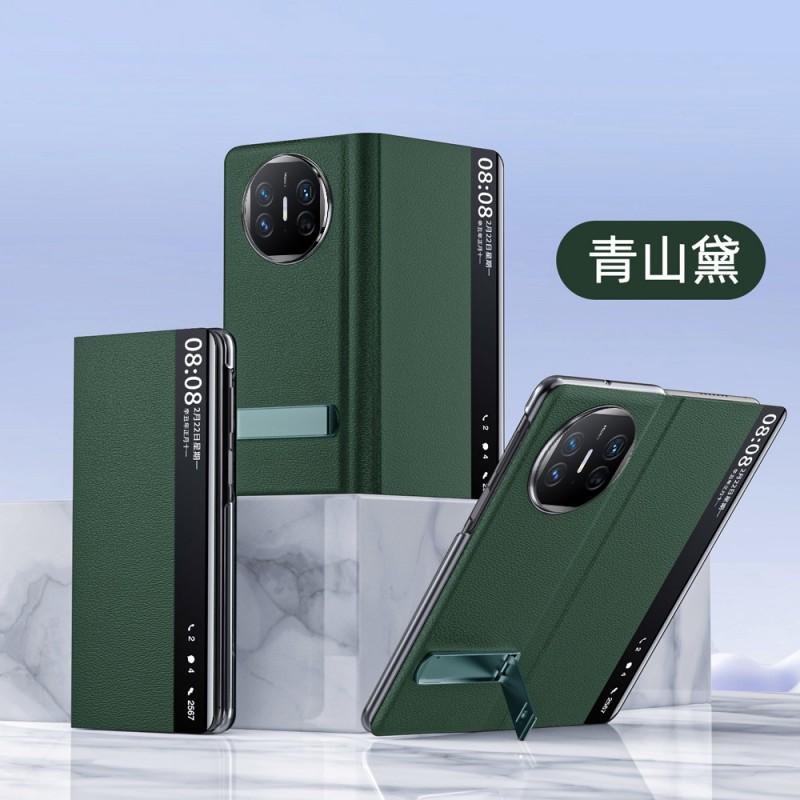 Premium Genuine Leather Flip Case Mate X6 X5 X3 With Magnetic Stand Smart Window Scratch Resistant