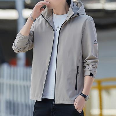 Мужская куртка Повседневная универсальная куртка с капюшоном Новая весенне-осенняя тенденция Повседневная одежда