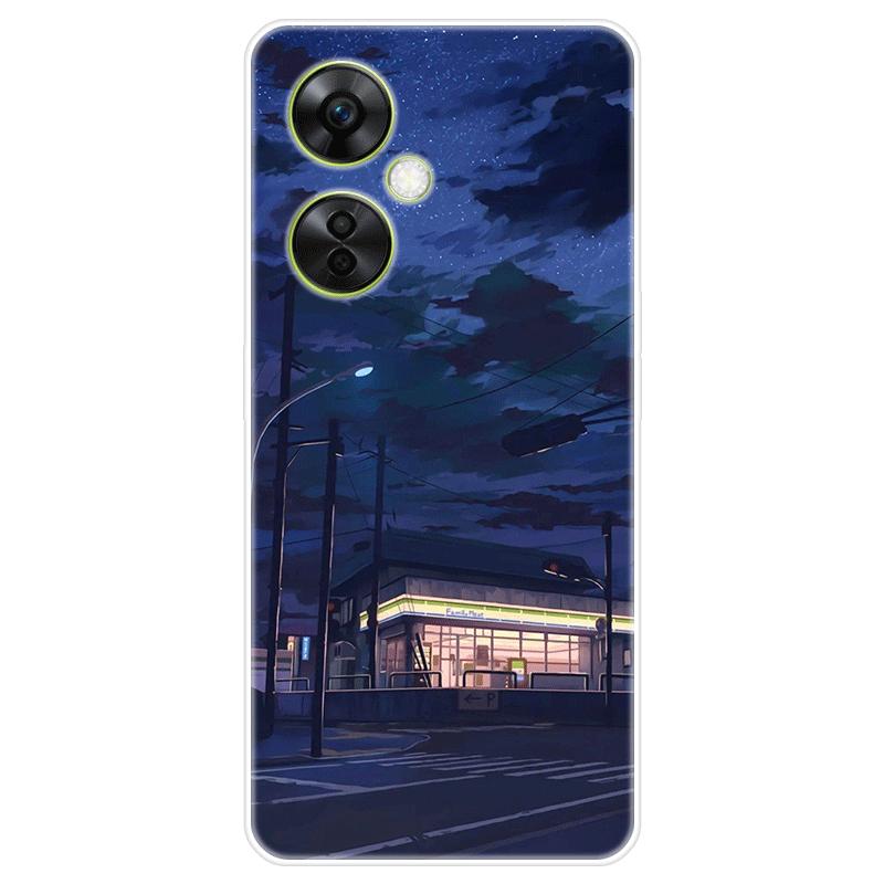 Для OnePlus Nord CE 3 CE3 Lite чехол Мягкая силиконовая задняя крышка Мультяшный чехол для телефона Модный