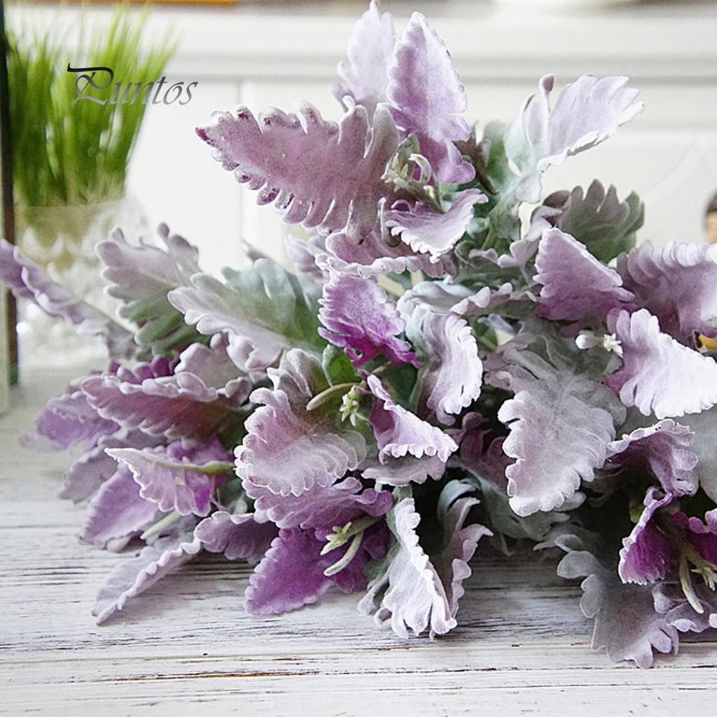 1шт искусственный Senecio Cineraria поддельные растения фото реквизит DIY домашний офис декор