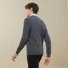 Septwolves Men's Cashmere Blend Round Neck Pullover Sweater