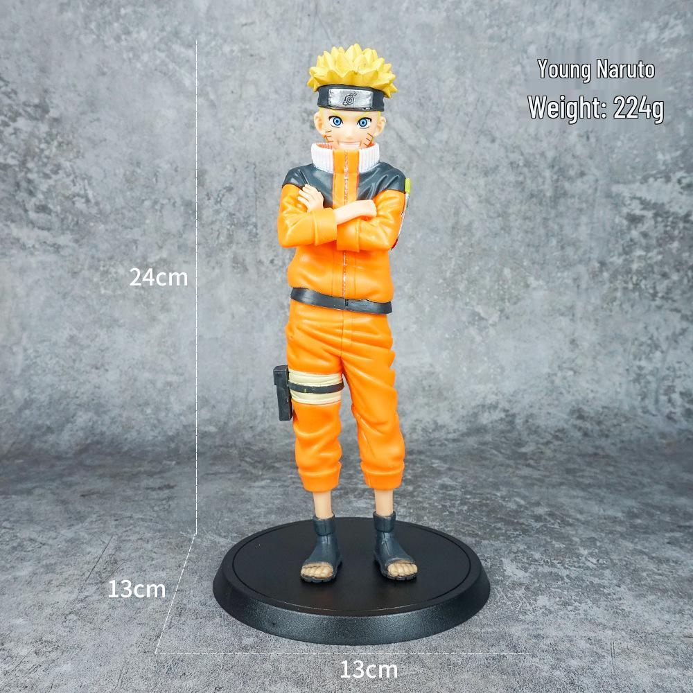 Дисплей аниме-экшн-фигурок: Саске, Сакура, Итачи, Какаши, Минато с двуручным мечом.