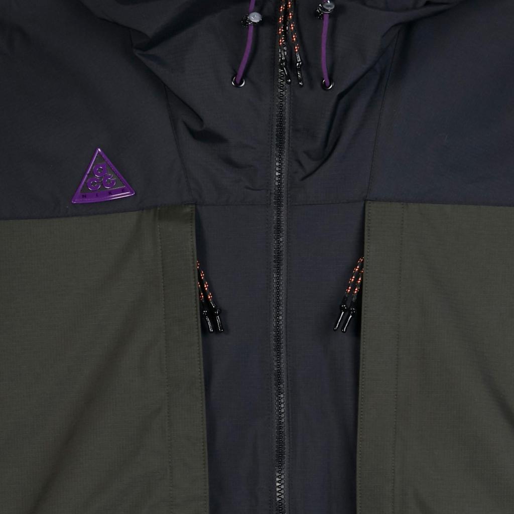 Nike Ветрозащитная уличная куртка с цветными блоками, мужская верхняя одежда, черный, фиолетовый AQ2294-010