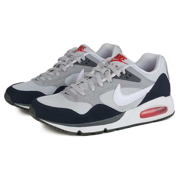 Nike Мужские кроссовки Air Max Correlate Серые Чистая Платина Бело-Темно-Синие-Вишня 511416-010