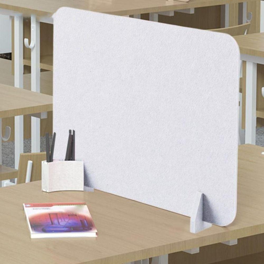 Thickened Exam Baffle Felt Desk Screen Durable Privacy Panel  for Student Desktops in Classroom