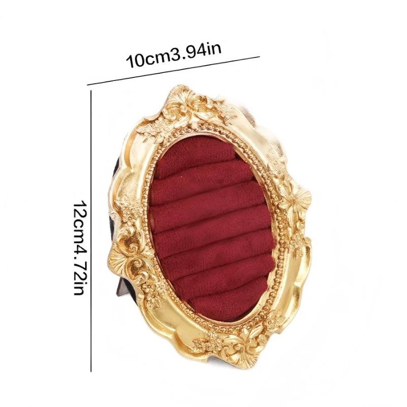 Винтажный органайзер-подставка для сережек и колец, лоток для витрины ювелирного магазина, настольное хранилище и элемент домашнего декора