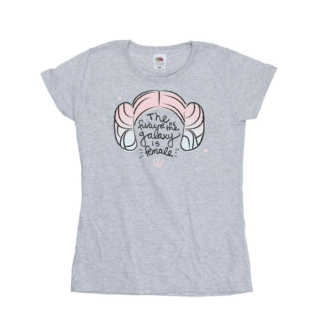 Star Wars Womens/Ladies Princess Leia Future Of The Galaxy Cotton T-Shirt