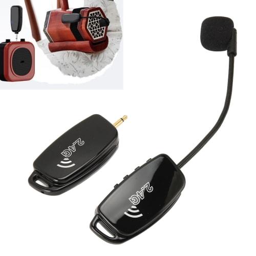 2.4G Wireless Anti-Interference Erhu Microphone Pickup, Noise Reduction, Plug and Play, Features Durable Material for Musical Instrument