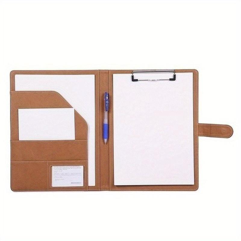 Multifunctional A4 Conference Folder Business Stationery Leather Contract Folders A6 Binder Desk Organizers Office Supplies