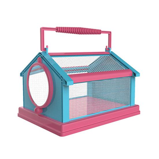 House Shape Foldable Portable Butterflies Cage Butterflies Mesh Terrarium Habitat Net Box Garden Supplies