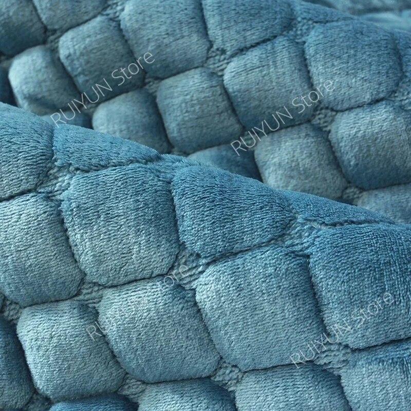 Solid Plaid Sofa Cover for Living Room Anti-dirty Dog Pet Sofa Mat Towel Thicken Couch Cover Furniture Protector Sofa Slipcover