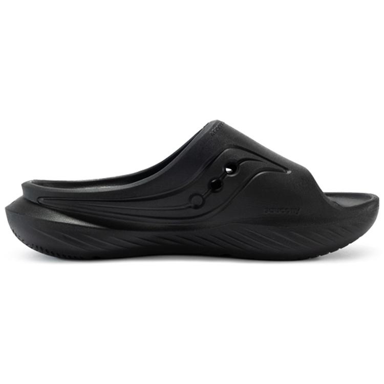 Saucony Cradle Skeleton Slide Slippers Unisex Black S28901-2