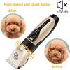 Cordless Dog Clipper Kits Dog Grooming Clippers Pet Hair Trimmer with 4 Combs