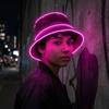Colorful LED Bucket Hat Flashing Modes Flashing Glow Hat Cool Luminous Hat  Costumes Accessory