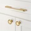 6 шт. Ручки для шкафов из алюминиевого сплава, песочно-золотые, ручки для шкафов и ящиков, мебельная фурнитура с крепежными винтами