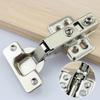 Safety Kitchen Cabinet Cupboard Door Close Full Overlay Hydraulic Hinge Plate