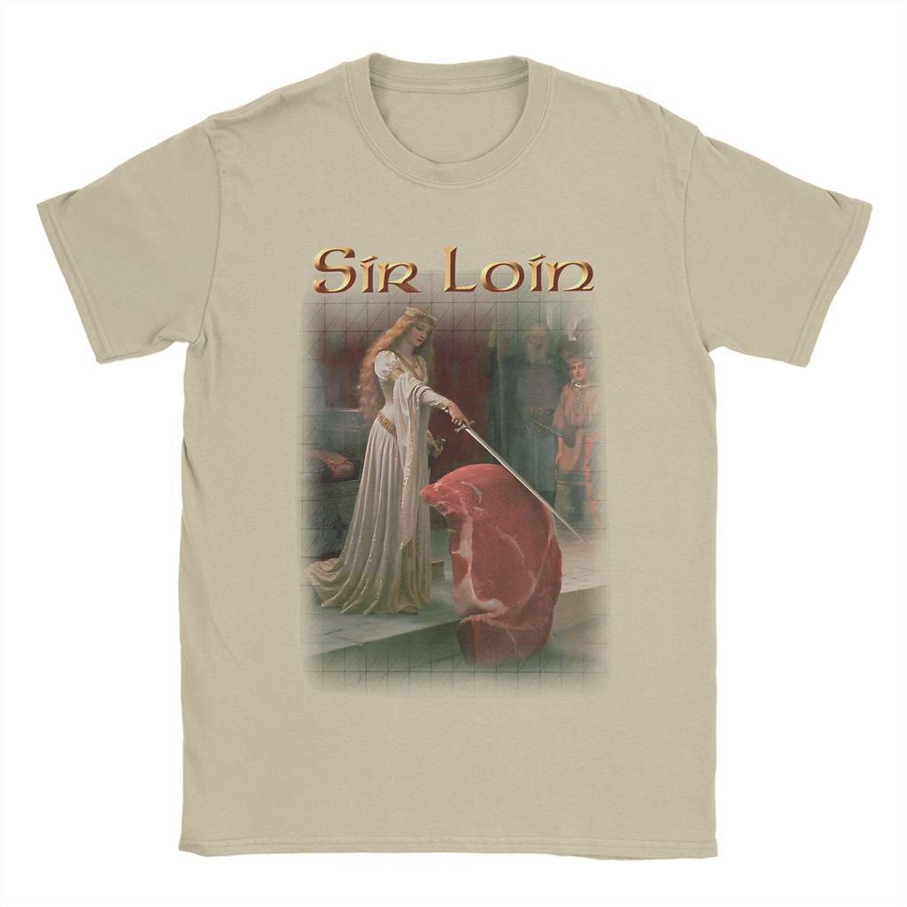 Sir Loin Steak TShirt Summer Fashion TShirts Unisexs Cotton O Neck Plus Size 5XL Clothing Short Sleeve Y2K Basic Tops