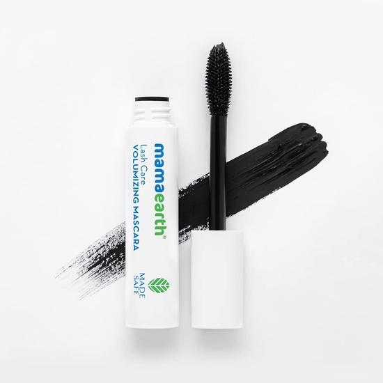 Тушь для ресниц Mamaearth Lash Care Volumizing Mascara с касторовым маслом и миндальным маслом для мгновенного увеличения объема в 2 раза - 13 г