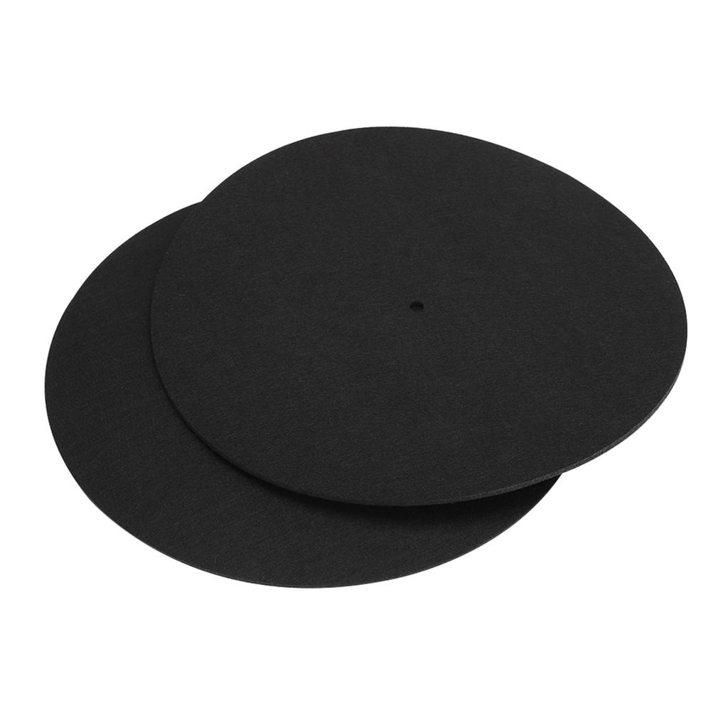 2 Pcs 12 Inch Vinyl Record Players Turntable Home Disc Protective Non Slip Mat Replacement