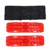 Off Road Traction Boards All Weather Auto Traction Mat Tire Grip Aid Unstuck Your Car From Snow Ice Mud and Sand Red