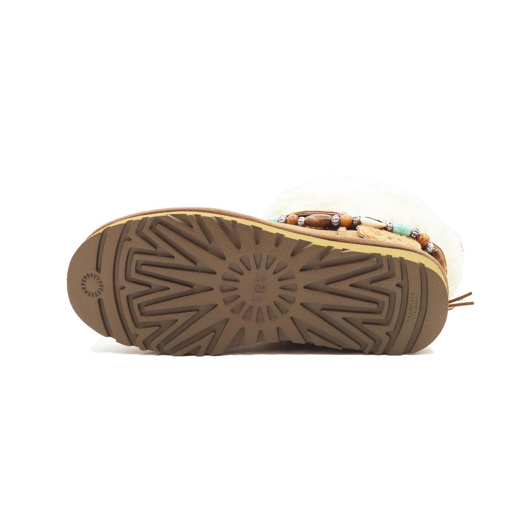 UGG CLASSIC MINI Медвежонок Мокко Новое Поступление Коробка Овчина Термо Водонепроницаемые Короткие Снегоступы Женские Коричневые 1016222-CHE(Команда-)