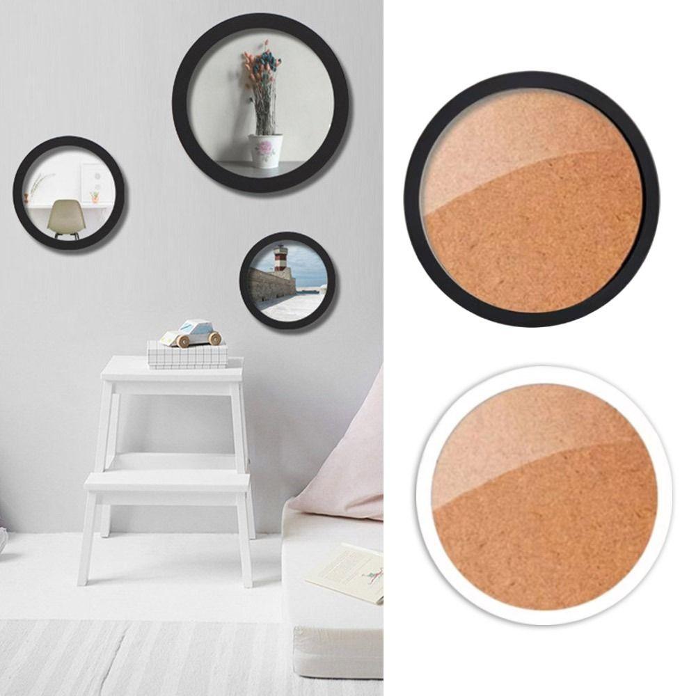 Сделай сам Круглые рамки для фотографий Деревянная круглая фоторамка Мураль Реквизит для фотосессии