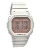 Casio Baby-G Цифровые кварцевые женские часы с белым полимерным ремешком BGD-565SC-4 100M