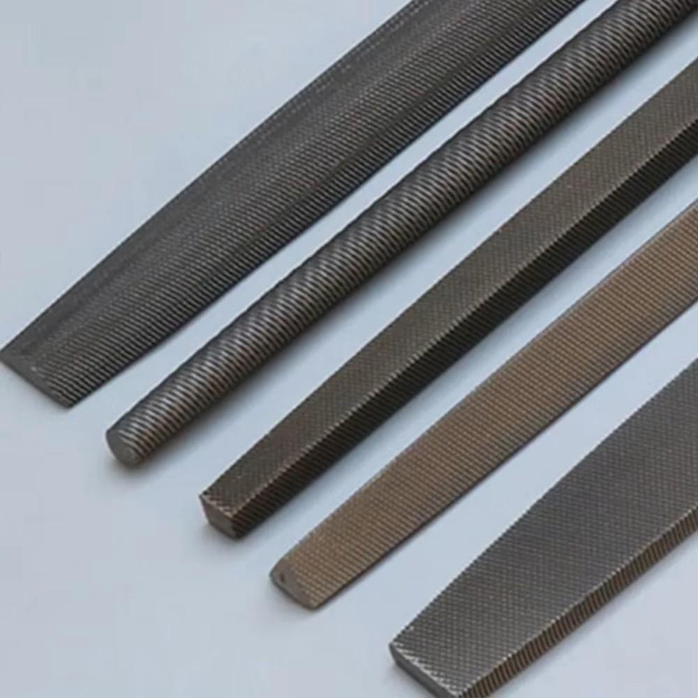 5Pcs Flat/Round/Half Round/Triangle/Square Woodworking Steel Rasp 6 Inch File Flat For Metalworking