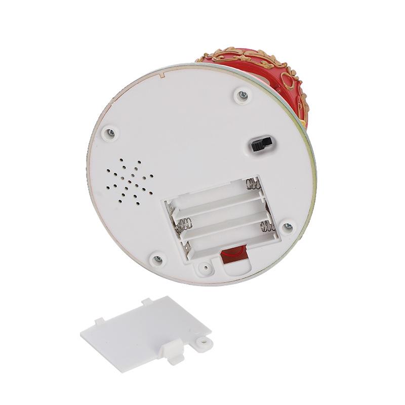 Светящаяся музыкальная карусель Колесо обозрения Рождественское украшение Подарок.