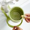 2Pcs Sink Hanging Basket BPA Free Easy To Clean Universal Simple Installation Multifunctional Removable Sink Strainer Basket