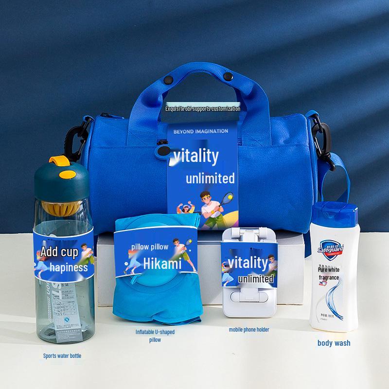 Спортивная сумка с индивидуальным логотипом: Практичный бизнес-подарок для тимбилдинга и праздничного поощрения сотрудников или клиентов.