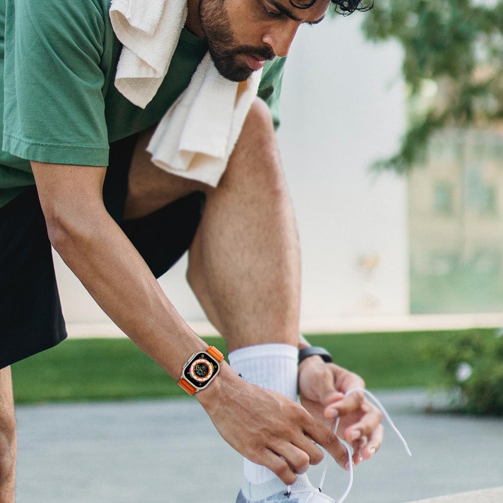 Альпийская петля Ремешок Для apple watch Ultra 2 ремешок 49мм 44мм 40мм 45мм 41мм 46мм 45 мм браслет correa iWatch series 9 8 7 6 3 se 10