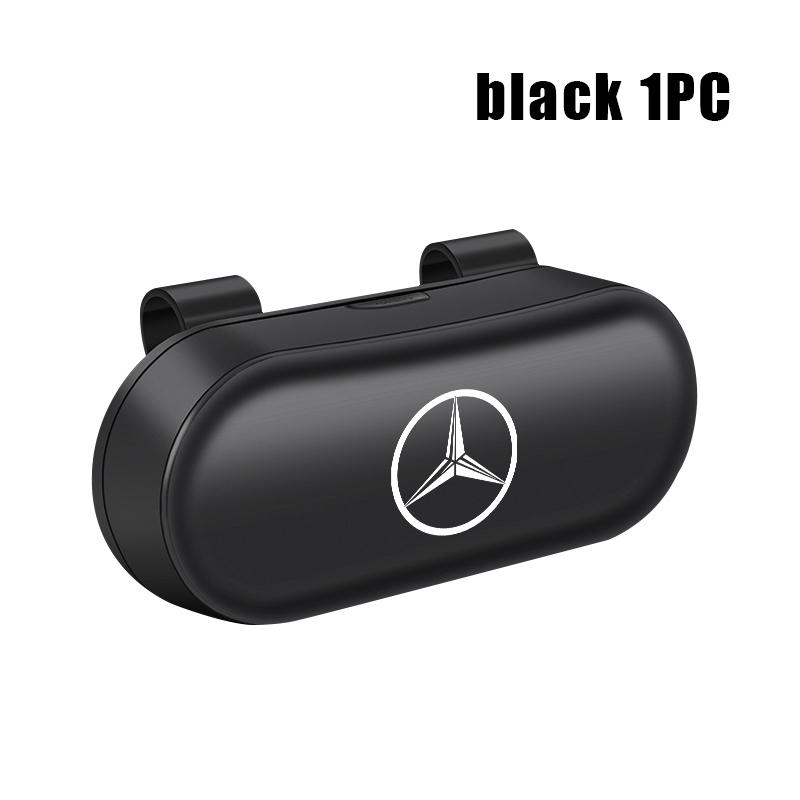 AABIB1 Car Visor Sunglasses Glasses Case Glasses Holder Clip Box For Benz Exclusive AMG W124 W203 W204 SPRINTER V CLASS VIANO