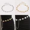 Daisy Metal Decorated Flower Carved Waist Chain Women Fashion Waist Jewelry