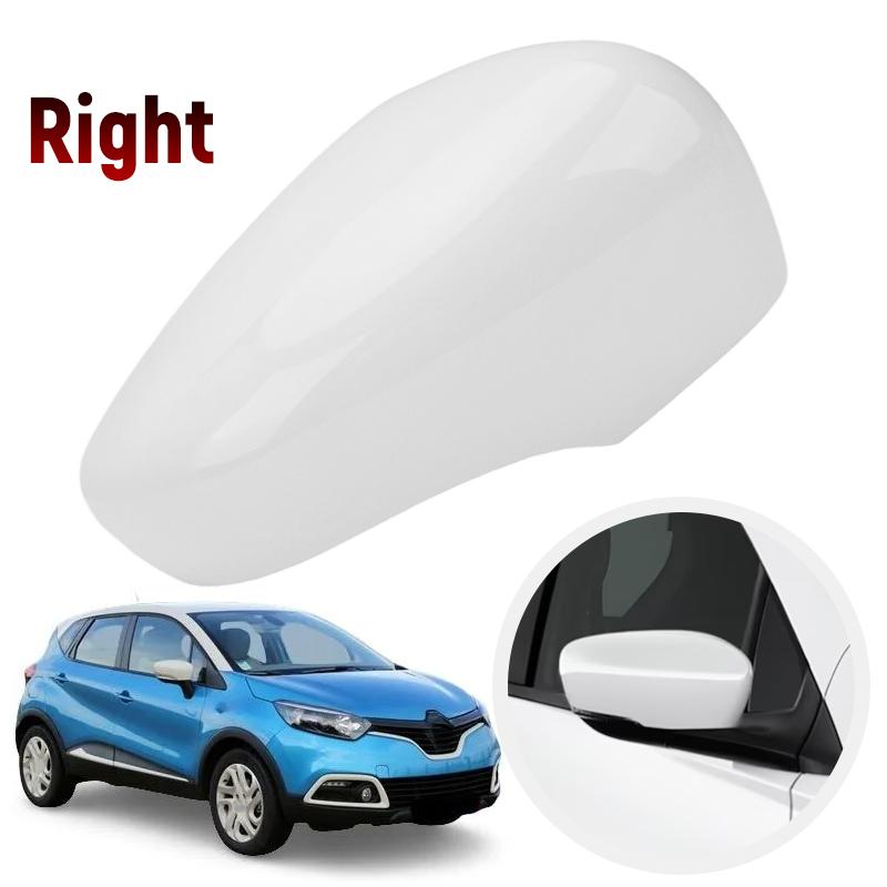 Glossy black /White Rearview Mirror Cover Shell For Renault Clio 4 Mk4 / Zoe / Captur 2012 2013- Door Wing Mirror Case