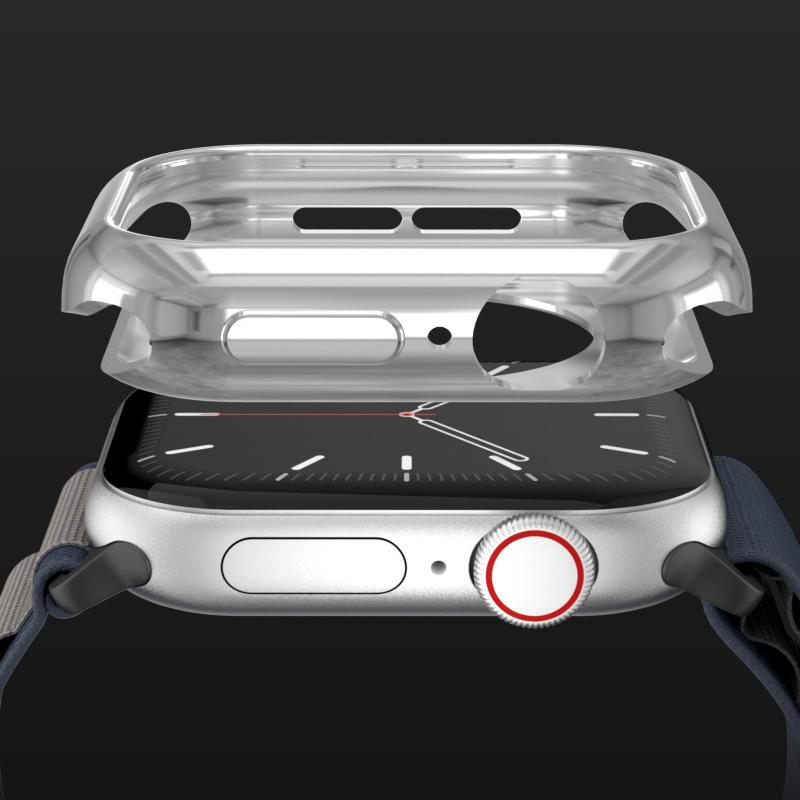 Защитная крышка для экрана для Apple Watch серия 10 42 мм 46 мм ТПУ бампер бампер Чехол-защита экрана iWatch 10 42/46 Аксессуары