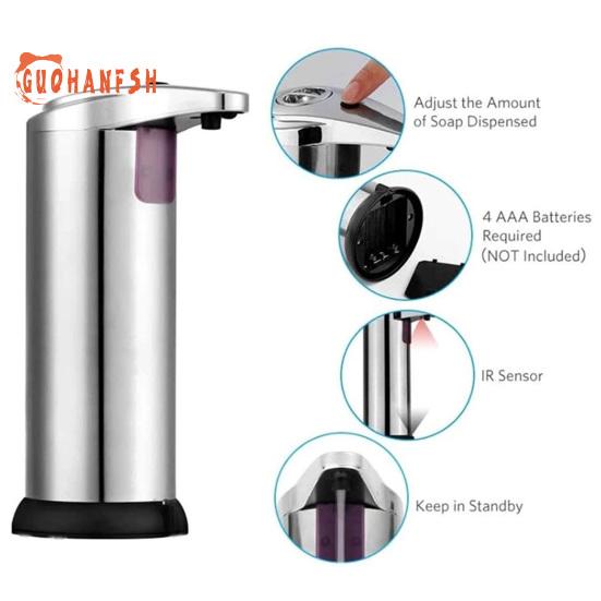 Автоматический дозатор мыла с датчиком, большая емкость, умная интеллектуальная индукция, насос для жидкого мыла, кухонные принадлежности