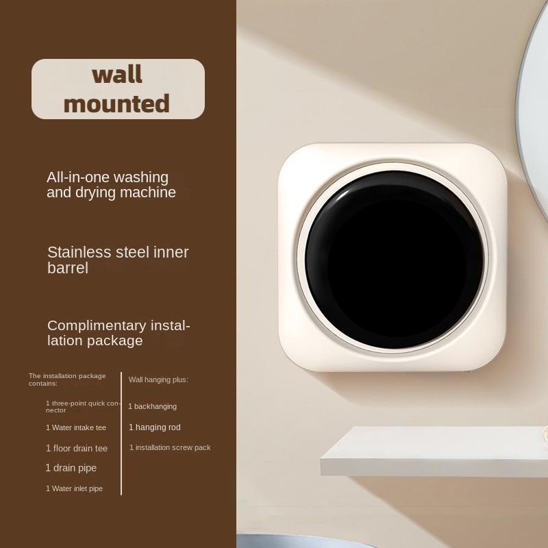 Стиральная машина с одним/двумя барабанами, бытовая стиральная и сушильная машина для мелкого нижнего белья, носков, встроенного типа, настенная, настольная