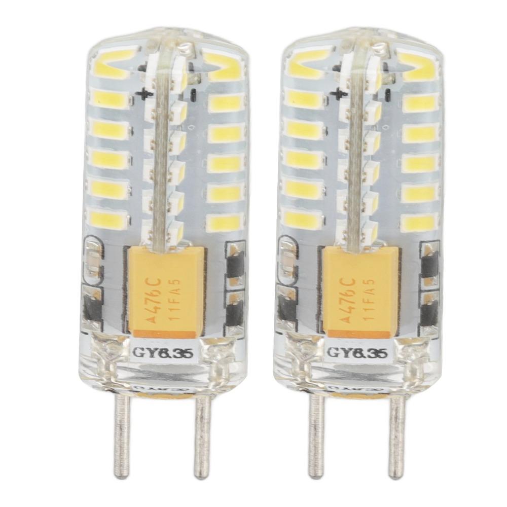 2pcs 12V GY6.35 Bulb 6000K Dimmable LED Bulb Durable LED Corn Bulb Ceiling Fixture