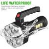Waterproof Searchlight Large-capacity Battery Hand-light Fishing Lantern 1200mah Flashlight Handlamp Super Bright Camping Lamp