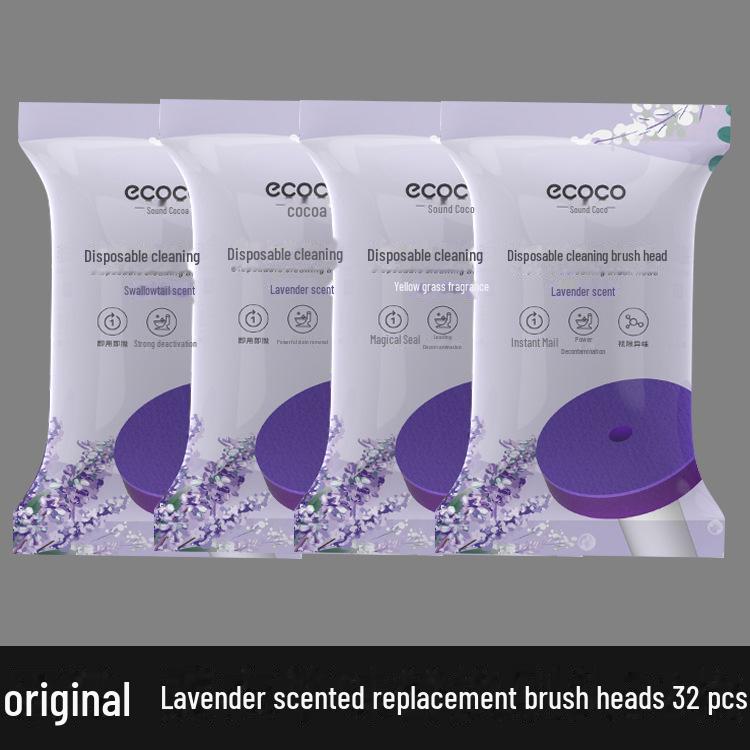 Настенный одноразовый туалетный ершик - двойной ствол, без мертвых углов, инструмент для уборки ванной комнаты