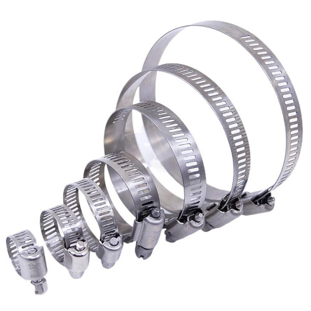 1 шт. 6 мм-600 мм хомут для шланга с тремя зубьями, регулируемый зажим для трубы, топливная труба, водопроводная труба