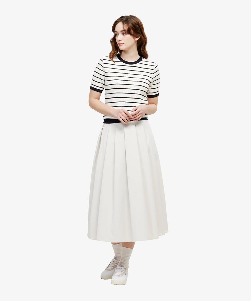Lacoste Women'S Pleated Mid-Length Skirt Jf523E-56G S7G