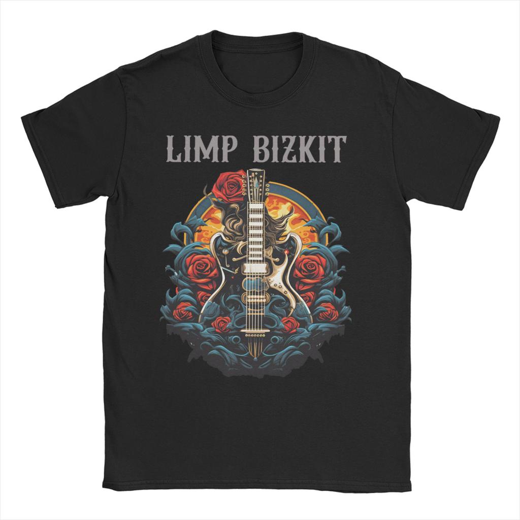 Limp Bizkit T Shirt Men Pure Cotton Unique TShirt Crew Neck Tees Short Sleeve Tops Adult